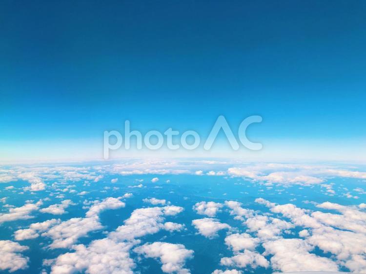 Clouds seen from an airplane 3, sky, blue sky, above the clouds, JPG