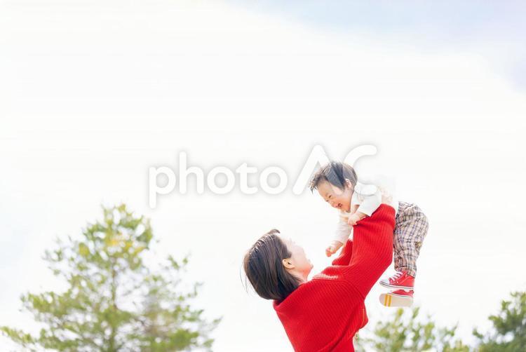Parents and children playing in nature, mother's day, boy, man, JPG