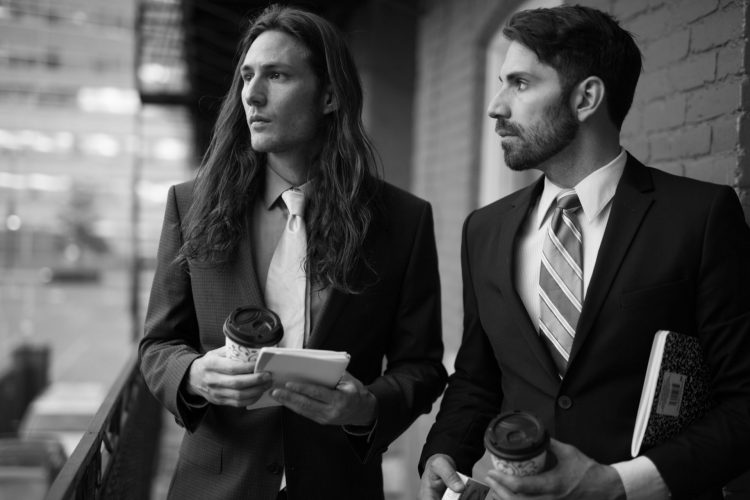 Black and white photos men portraits photoAC